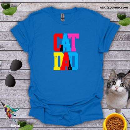 Cap Cat Dad T-Shirt