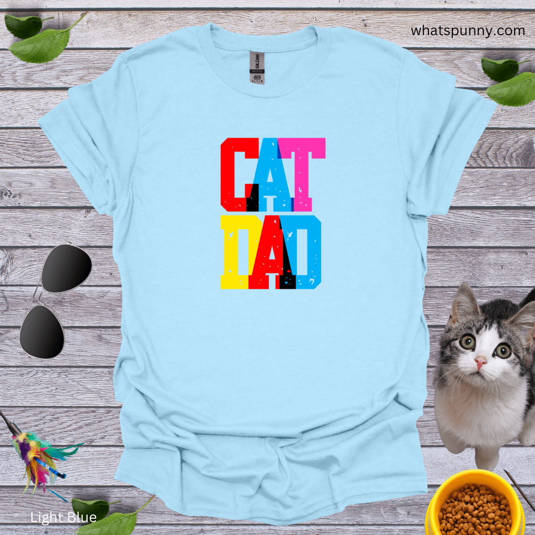 Cap Cat Dad T-Shirt