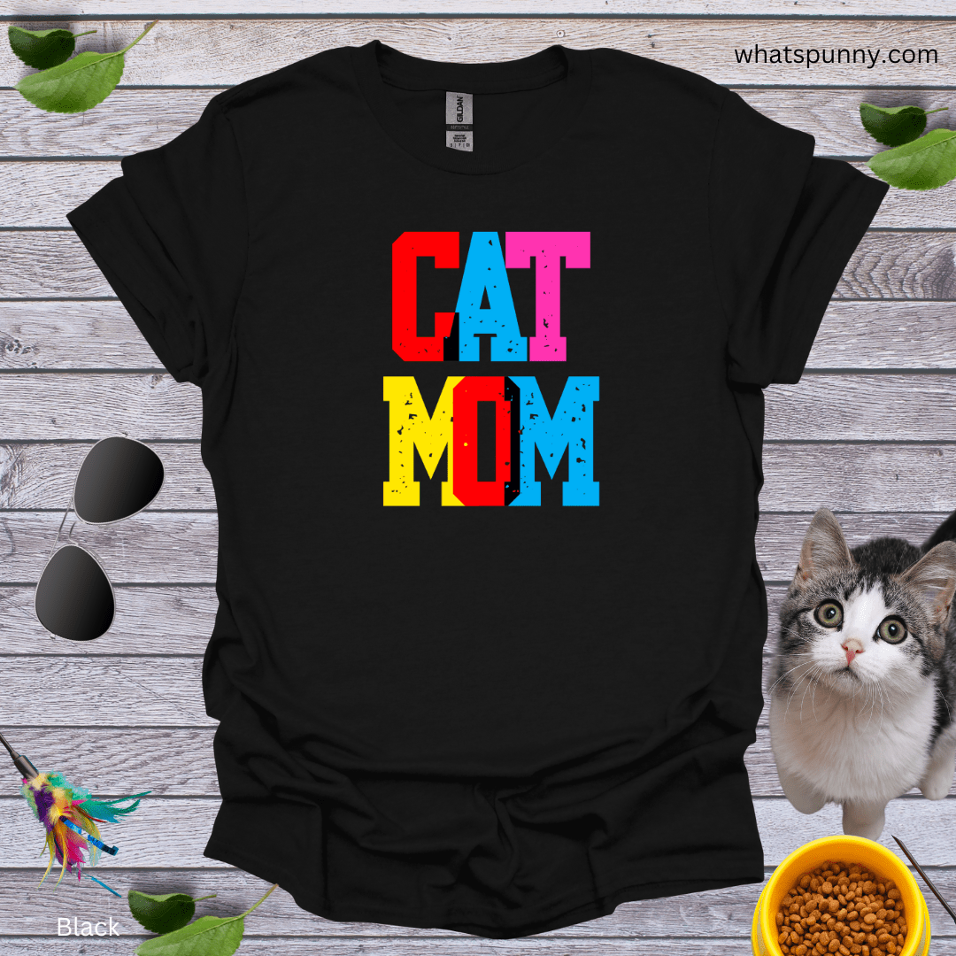 Cap Cat Mom T-Shirt