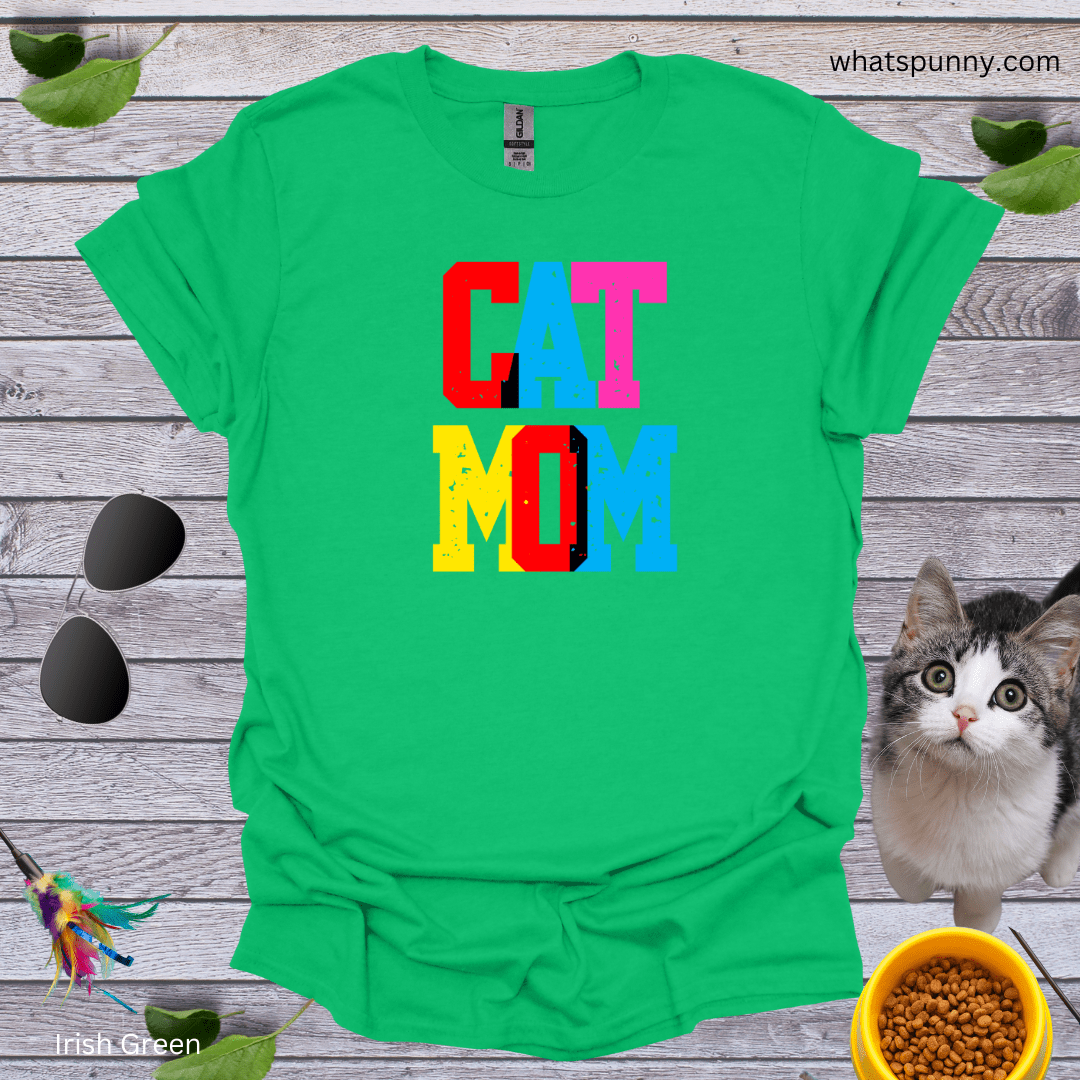 Cap Cat Mom T-Shirt