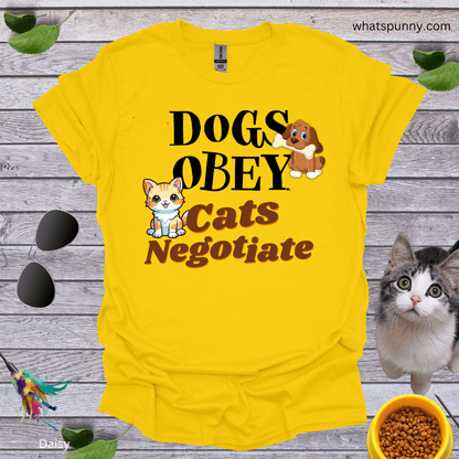 Cats Negotiate T-Shirt