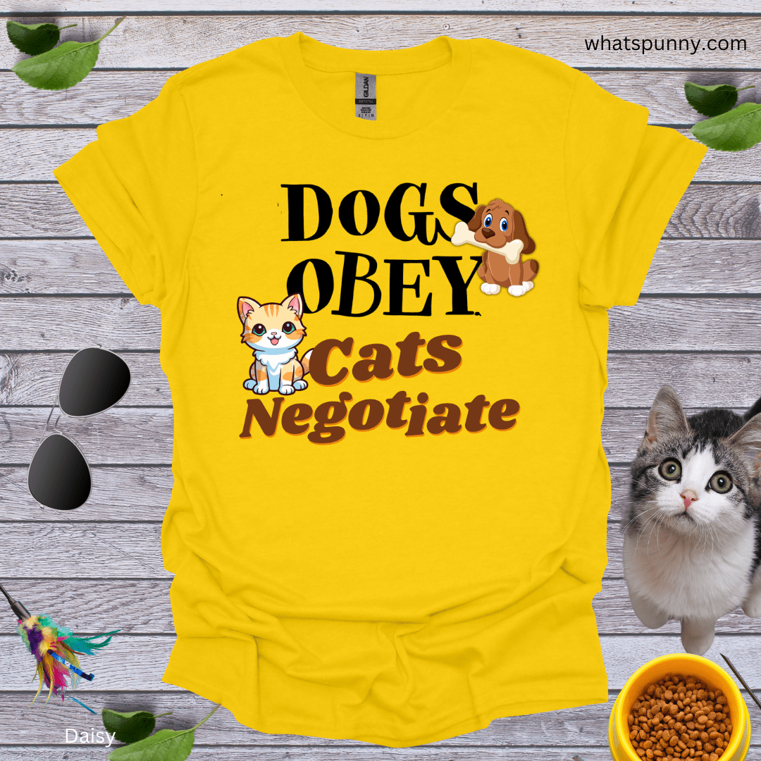 Cats Negotiate T-Shirt