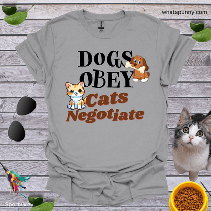 Cats Negotiate T-Shirt