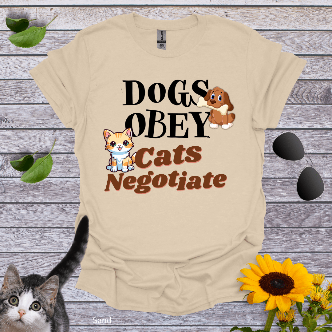 Cats Negotiate T-Shirt