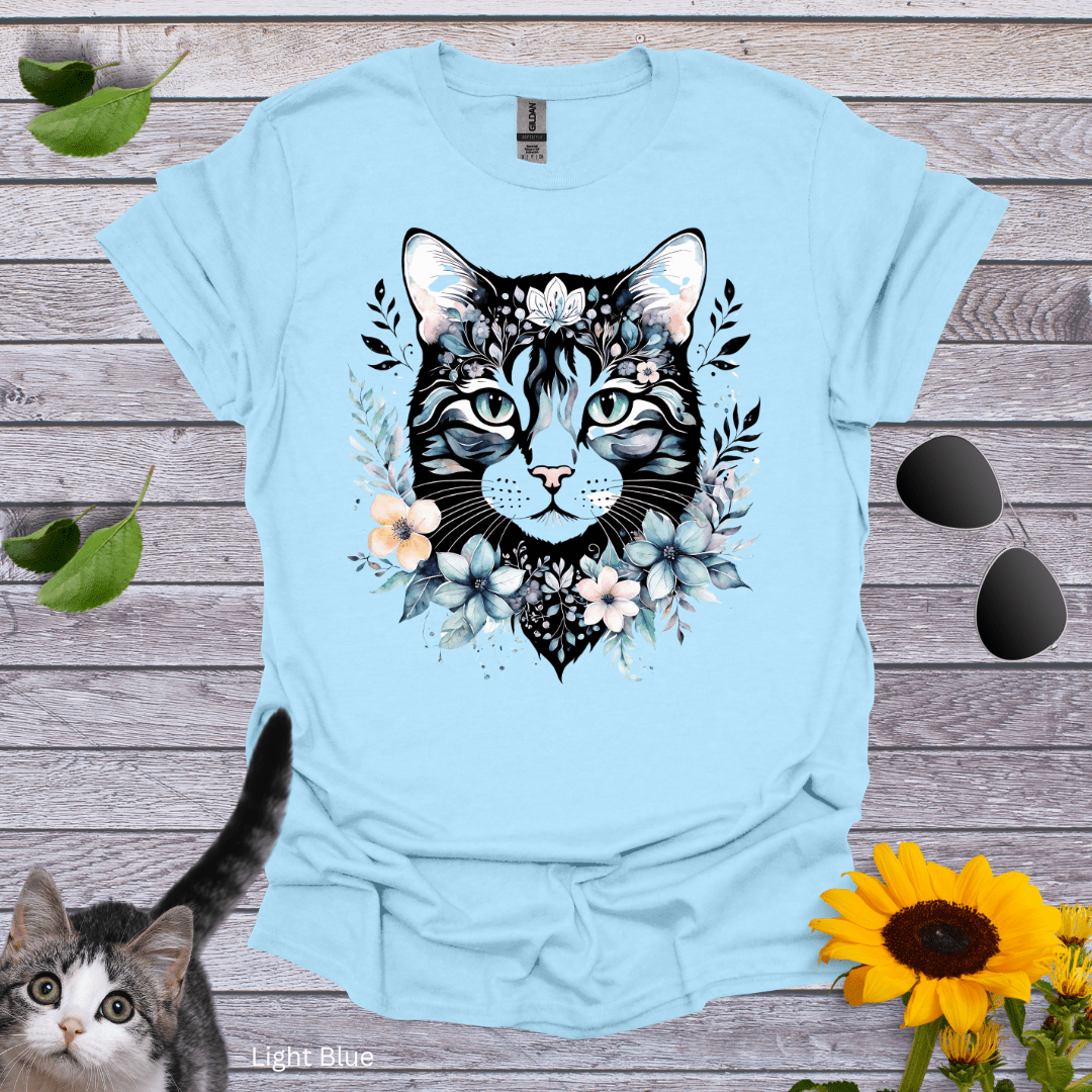 Floral Feline T-Shirt