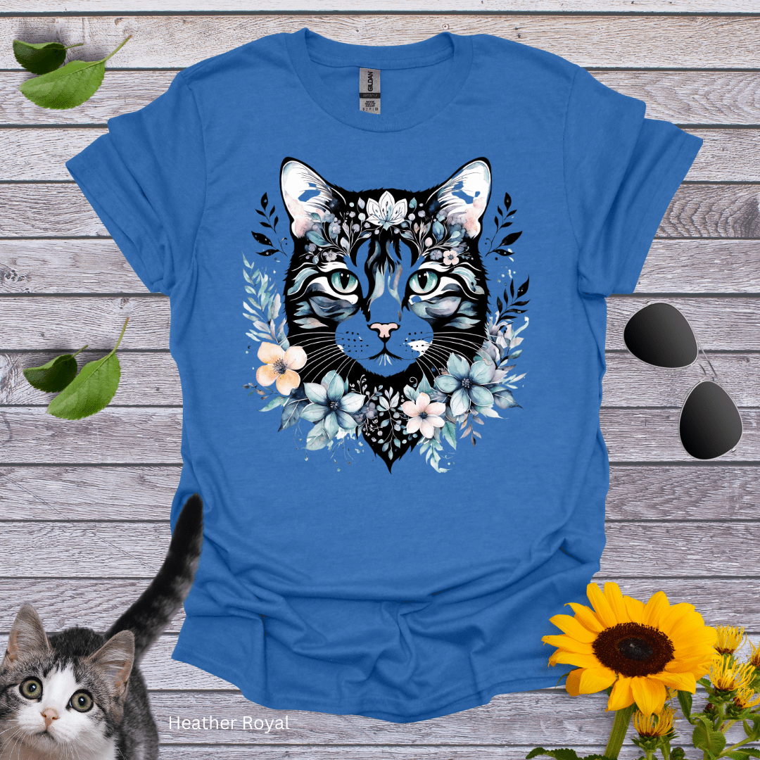 Floral Feline T-Shirt