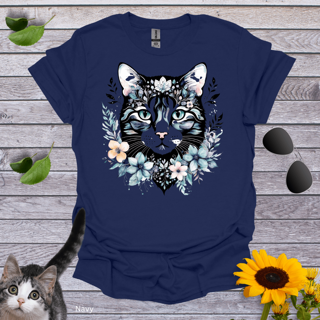 Floral Feline T-Shirt