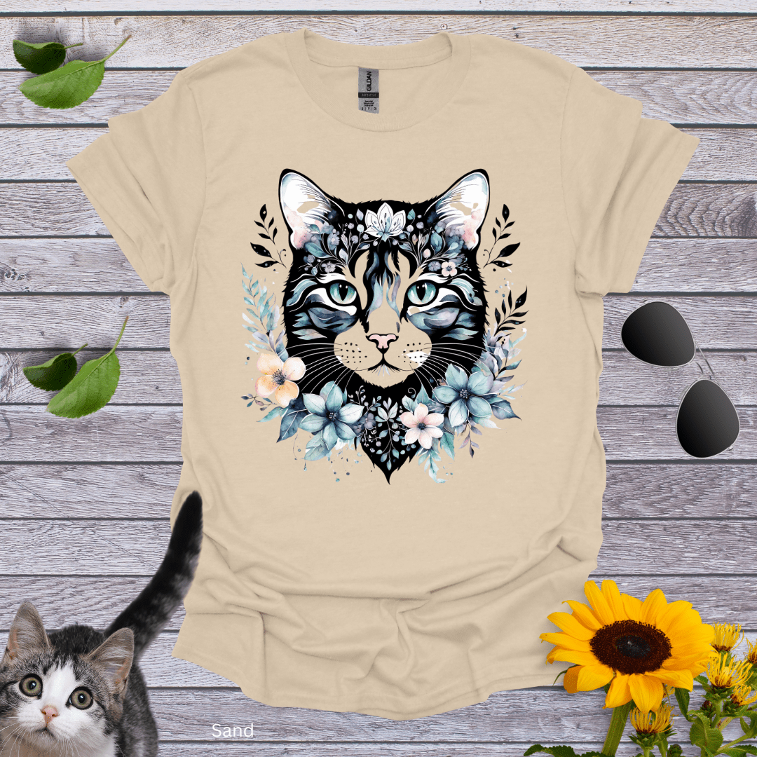 Floral Feline T-Shirt