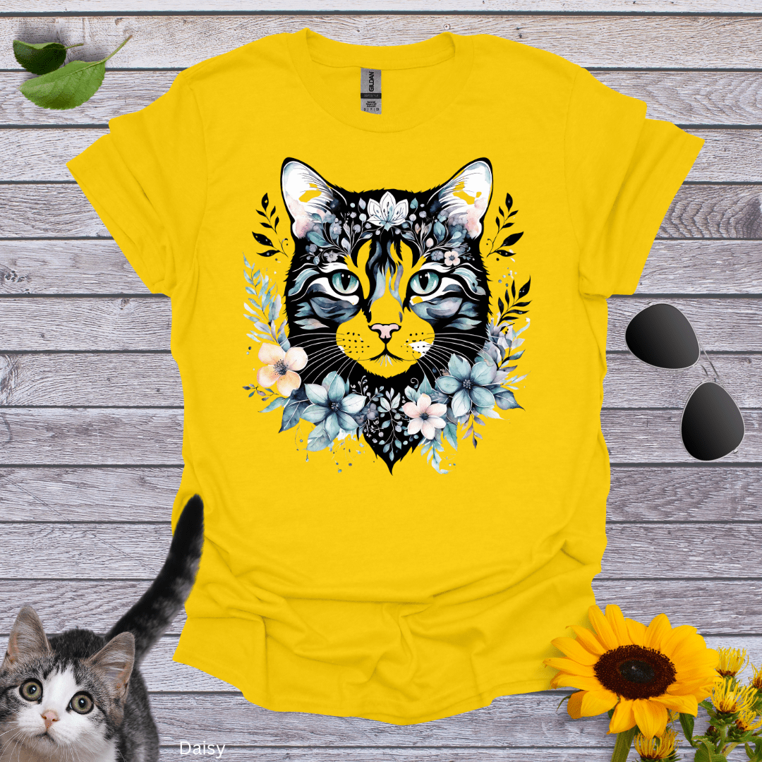 Floral Feline T-Shirt