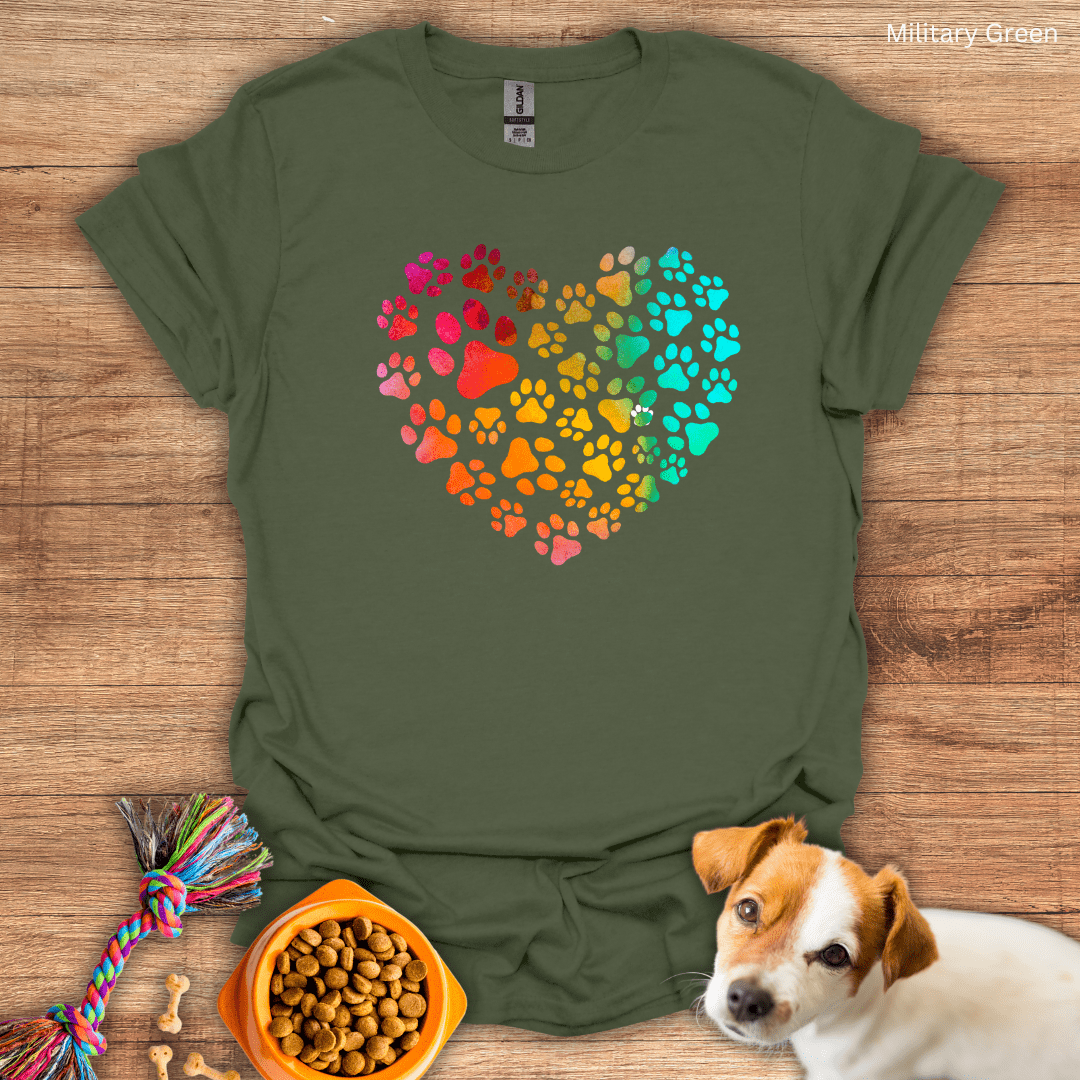 Heart of Paws Unisex T-Shirt