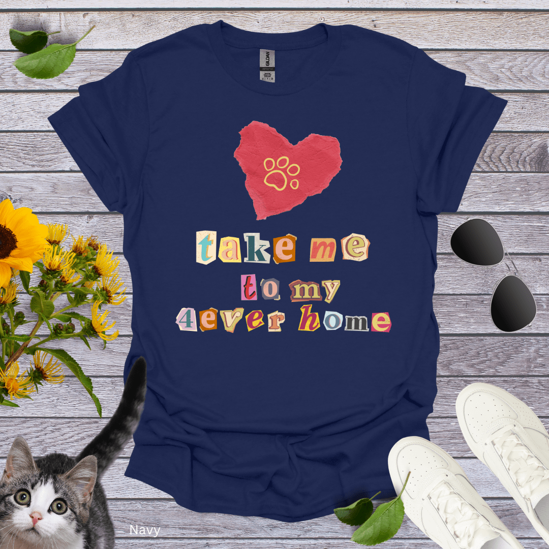 Take Me Home: Heart Paw T-Shirt